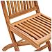 Lusso Casadino -  Sedie Da Giardino Pieghevoli Con Cuscini 8 Pz Massello Di Teak - Foto miniatura 6