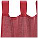 Tende in Voile con Passanti 2 pz Rosso Vino 140x140 cm - Foto miniatura 5