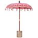 Parasol Balinese 260 Rosa 180-190 cm Cotone e legno massello - Foto miniatura 1