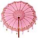 Parasol Balinese 260 Rosa 180-190 cm Cotone e legno massello - Foto miniatura 8