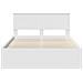 Struttura del letto Bianco 140 x 200 cm Pino massello - Foto miniatura 7
