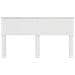 Testiera con testiera Bianco Lucido 160 cm Legno multistrato - Foto miniatura 4