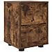Comodino Rovere fumé 30,5 x 30 x 43 cm Legno multistrato - Foto miniatura 1