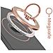 Anello Di Supporto Magsafe Per Iphone, Magnetico E Girevole, Design Con Glitter, Oro Rosa - Foto miniatura 3