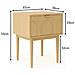 Set Di 2 Comodini Scandinavi Nolan In Rovere - Foto miniatura 5