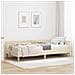 Struttura Letto Angolare con Materasso 2 pcs Crema Tessuto - Foto miniatura 2