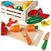 Set taglio in legno per bambini, verdure, frutta, accessori magnetici - Foto miniatura 2