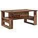 Tavolino da salotto Legno vecchio 90 x 50 x 40 cm - Foto miniatura 1