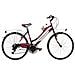 Bici Da Donna Mountain Bike 26 Mtb Lincy Bicicletta Ly26c18v Con Cambio 18v Completa Di Accessori Con Luci A Led - 46 Nero Opaco Fuxia - Foto miniatura 1