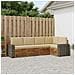 Set divano sezionale con cuscino 5 pcs Naturale e Beige - Foto miniatura 2