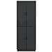 Set di armadi 2 pcs Nero Legno ingegnerizzato - Foto miniatura 4