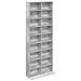 Mobile per CD Grigio Cemento 65 x 23,5 x 175 cm - Foto miniatura 1