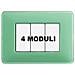 Placca Te Verde - 4 Moduli - Colors - Foto miniatura 3