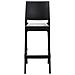 Sgabello Bar Maya Impilabile in Polipropilene I Sgabello Outdoor con Schienale I Sedia Sgabello Alta in Plastica Alt. 75 CM Nero - Foto miniatura 2