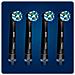 Oral-B Toothbrush heads Cross Action black 3+1 - Foto miniatura 1
