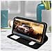 Custodia Galaxy S10 Sportellino 2x Finestre Cover Silicone - Nero - Foto miniatura 4