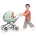 Bambola Con Bambino E Carrozzina - Foto miniatura 5