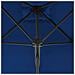 Ombrellone con Palo in Acciaio Blu 250x250x230 cm - Foto miniatura 2