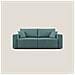 Morfeo Divano Con Sedute Estraibili T02 Petrolio - Foto miniatura 1