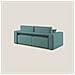 Morfeo Divano Con Sedute Estraibili T02 Petrolio - Foto miniatura 3
