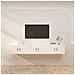 Mobili Porta Tv A Parete 3 Pz Bianco 80x34,5x40 Cm - Foto miniatura 1