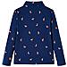 Camicia Per Bambini Con Stampa Cane Blu Marino 128 - Foto miniatura 2