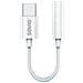 AK-51 cavo audio 0,11 m 3.5mm USB tipo-C Bianco - Foto miniatura 1