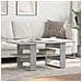 Tavolino Salotto Grigio Cemento 102x55x42 Cm Legno Multistrato - Foto miniatura 1
