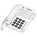 Telefono Fisso Per Senior 30 Db Con Suoneria Forte Regolabile Cl1100, Bianco - Foto miniatura 1