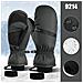 Guanti Da Sci - Touch Screen, Impermeabili, Antivento Black Xl - Foto miniatura 3