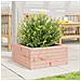 Fioriera Da Giardino 50x50x23 Cm In Legno Massello Di Douglas - Foto miniatura 3