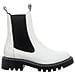 White Casual Closed Booties Stivaletti Pelle Scarpe Donna Bianco Eu 40, 1-25455-29 100 - Foto miniatura 1