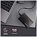 EE25-A6C contenitore di unità di archiviazione Box esterno HDD /SSD Nero 2.5" - Foto miniatura 5