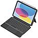 Custodia Per Ipad 10,9” Folio Quick Note Con Tastiera Qwerty Spagnola Bluetooth 3.0, Nero - Foto miniatura 8