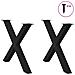 Gambe Tavolo Pranzo A Forma X 2 Pz Nero 90x(72-73) Cm Acciaio - Foto miniatura 3