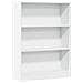Libreria Bianca 80x24x109 Cm In Legno Multistrato - Foto miniatura 2