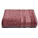Telo Bagno Spugnissima Soft In Cotone Colore Bordeaux Misura Standard - Foto miniatura 3