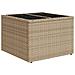Set da Giardino da 5 Pezzi di con Cuscini Beige Poly Rattan - Foto miniatura 6