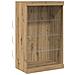 Credenza con luci LED Rovere Artigianale 60,5x37x100 cm - Foto miniatura 1