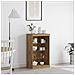 Credenza con luci LED Rovere Artigianale 60,5x37x100 cm - Foto miniatura 2