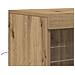 Credenza con luci LED Rovere Artigianale 60,5x37x100 cm - Foto miniatura 8
