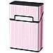 Portasigarette In Metallo Per 20 Sigarette Di Dimensioni Standard - Chiusura Magnetica, A Prova Di Umidità Pink - Foto miniatura 1
