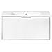 Mobiletto Con Lavabo Con Impugnatura Dorata Tilcara 80 Cm Bianco - Foto miniatura 4
