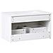Mobiletto Con Lavabo Con Impugnatura Dorata Tilcara 80 Cm Bianco - Foto miniatura 5