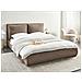 Letto Ad Acqua Bouclé Bajonna 160 X 200 Cm Marrone - Foto miniatura 1