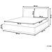 Letto Ad Acqua Bouclé Bajonna 160 X 200 Cm Marrone - Foto miniatura 8