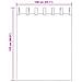 Tende in Voile con Passanti 2 pz Rosso Vino 140x175 cm - Foto miniatura 8