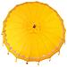 Parasol Balinese Giallo 210-220 cm Cotone, legno massello - Foto miniatura 7