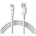 Cavo Di Ricarica Rapida Usb Type-c Da 66w Per Telefoni Cellulari - Cavo Dati In Silicone White - Foto miniatura 1