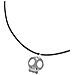 Collana Skull_pq In Nero E Placcato Argento - Foto miniatura 2